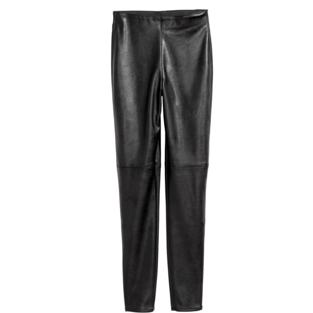 NWT Black Leather Pants